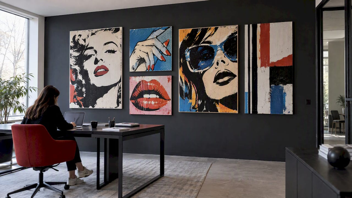 60–75% Wall Rule for Offices: Pop Art Decor That Actually Works - Luxury Art Canvas