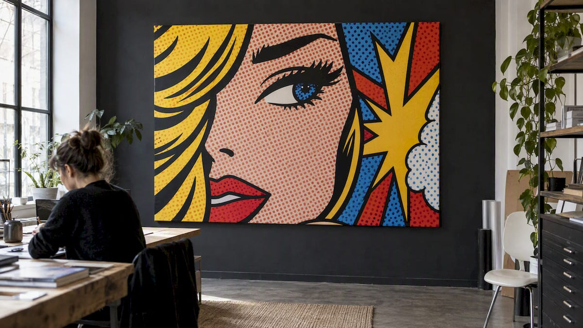 Comic Pop Art Style: Origins, Look and How to Hang It - Luxury Art Canvas