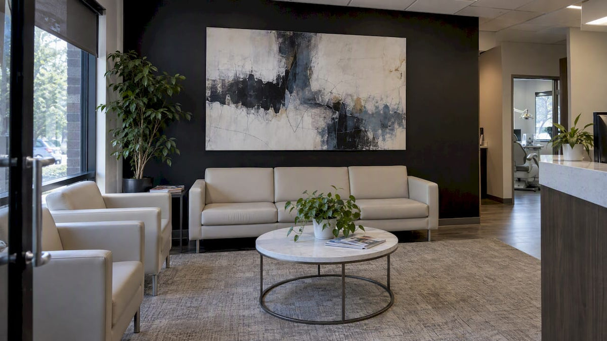 Dental Office Wall Art Ideas That Calm Patients and Fit Your Brand - Luxury Art Canvas
