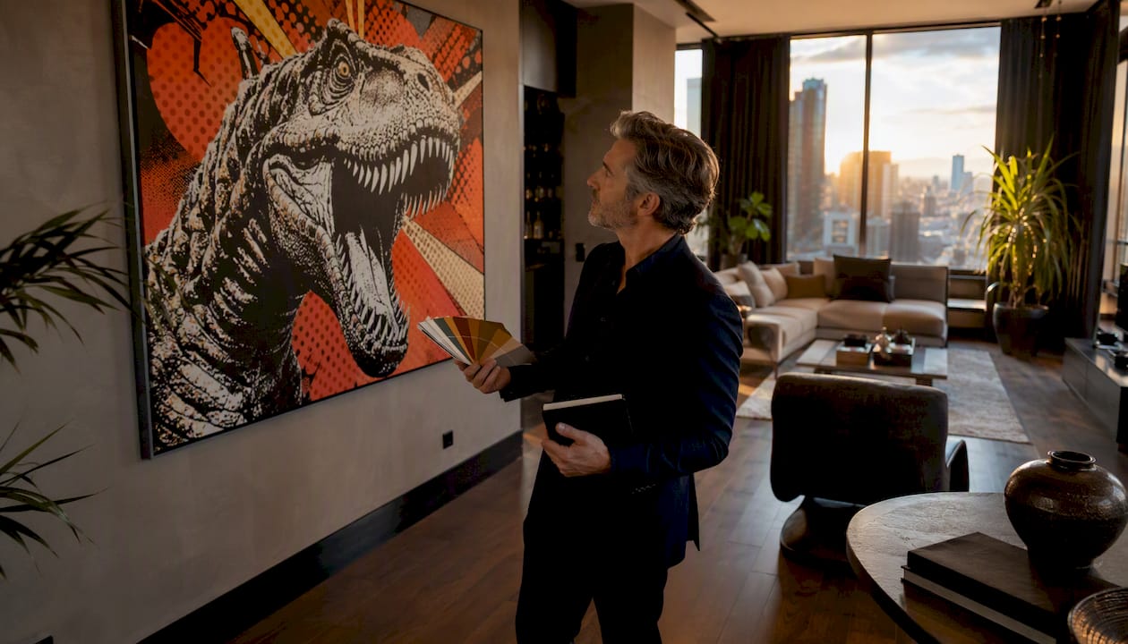 Dinosaur Wall Decor for Luxury Interiors: A Buyer's Guide - Luxury Art Canvas