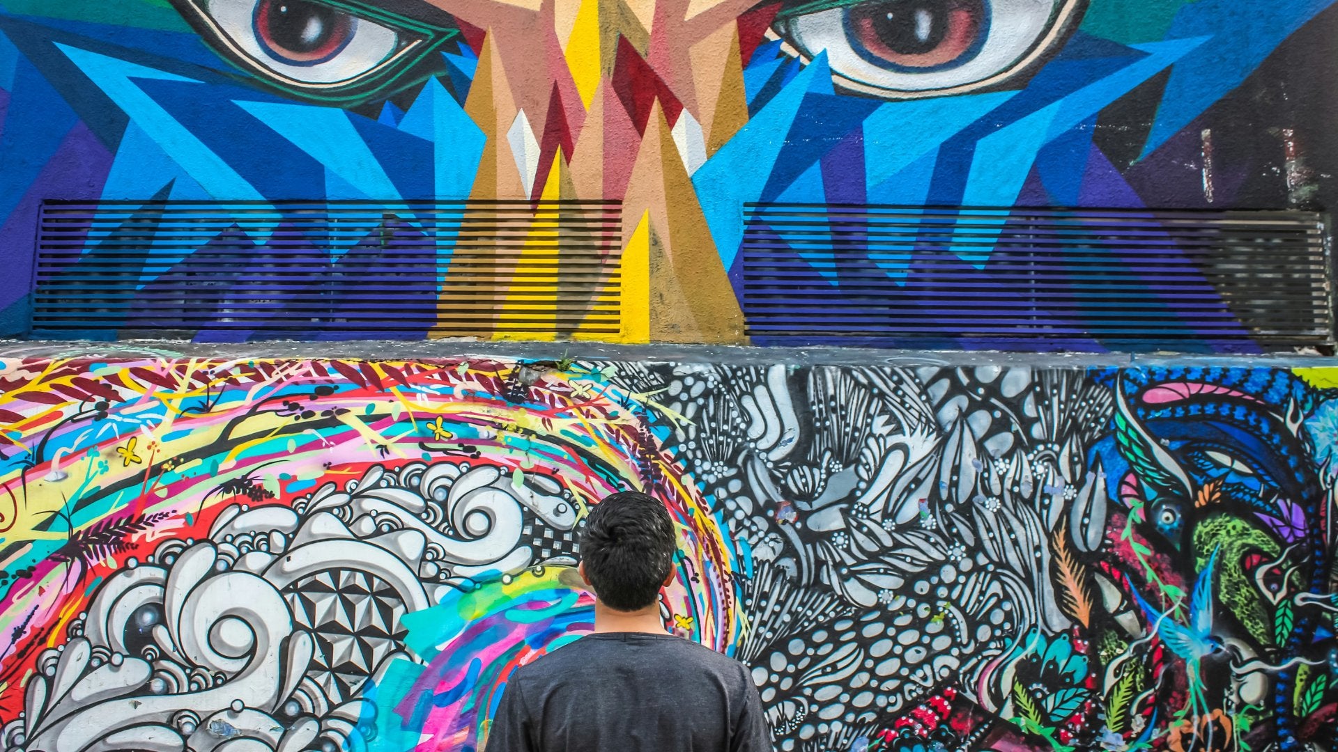 Graffiti vs Street Art - Luxury Art Canvas