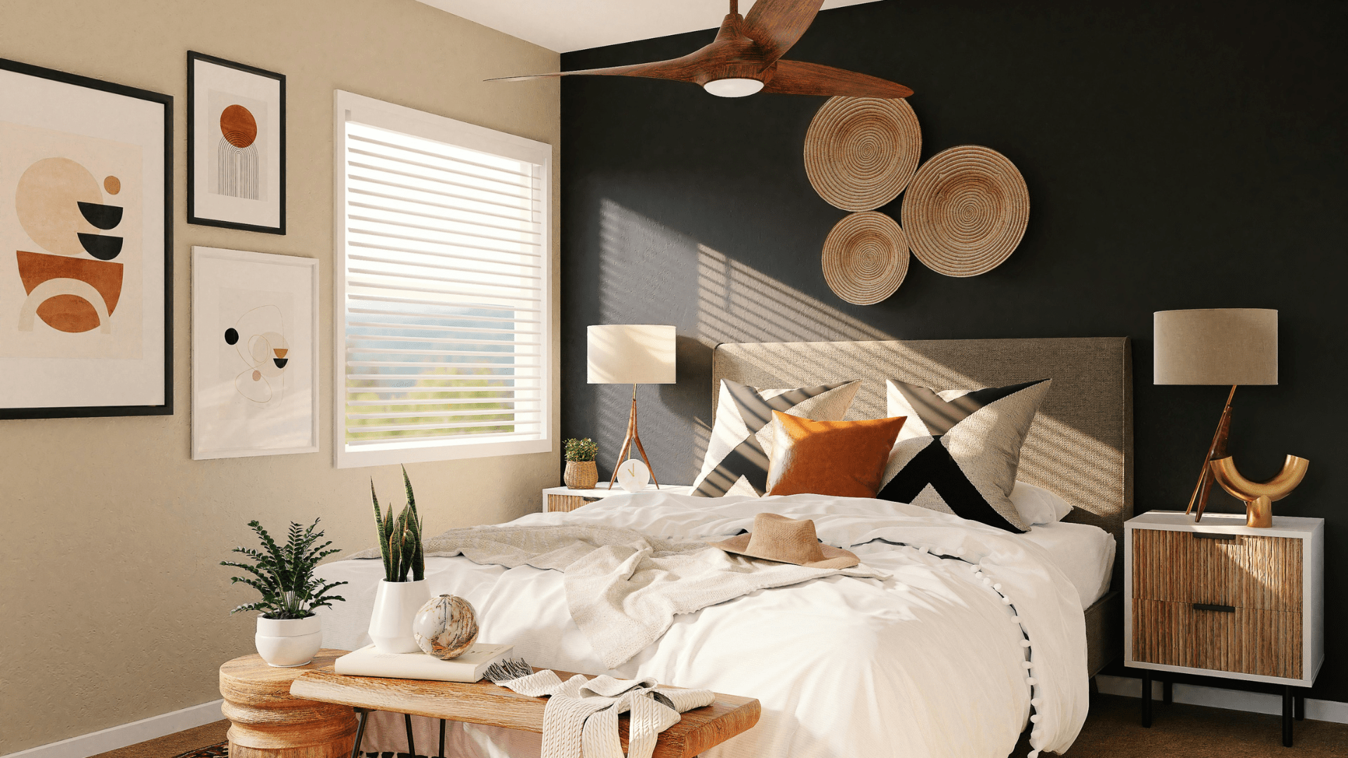 How To Decorate A Small Bedroom ? - Luxury Art Canvas