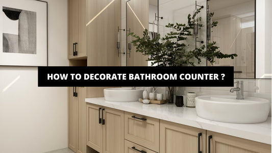 How To Decorate Bathroom Counter ? - Luxury Art Canvas