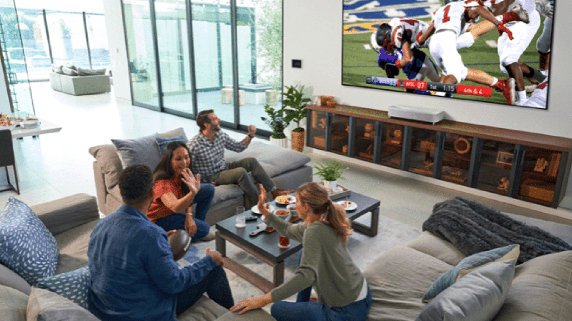 How To Turn Your Living Room Into A Luxury Game Day Destination - Luxury Art Canvas