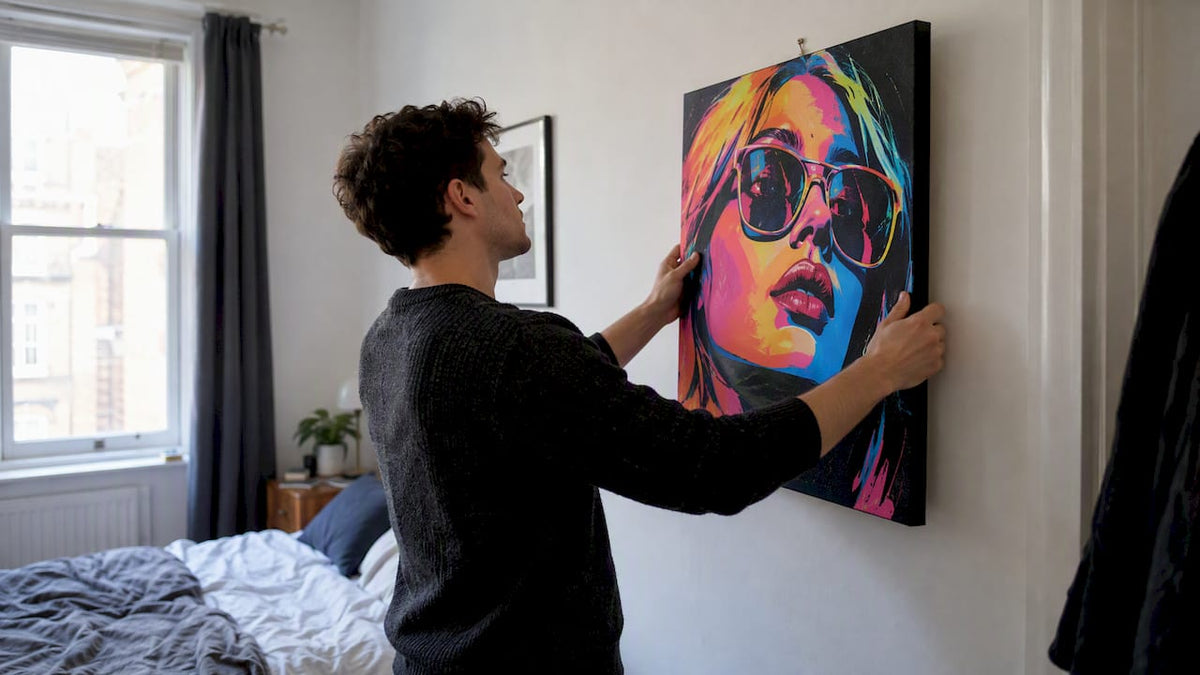 Neon Pop Art Without Wiring: Get the Look on Ready to Hang Canvas - Luxury Art Canvas