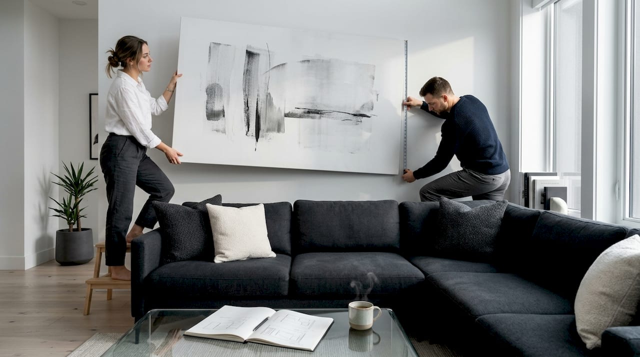 Oversized Wall Art Placement Best Practices Guide - Luxury Art Canvas