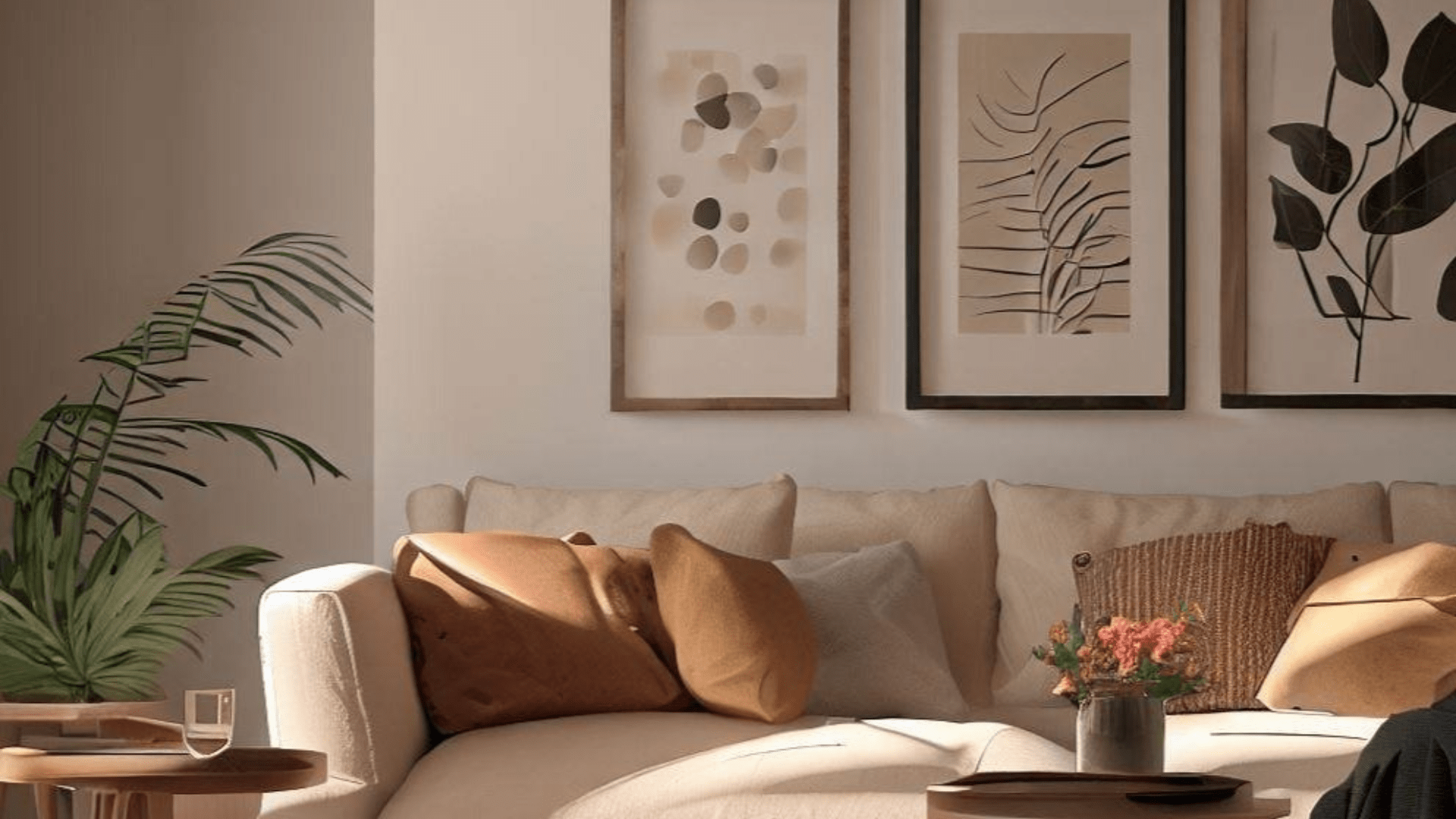 What Colors Compliment Cream Minimalist Decor ? - Luxury Art Canvas