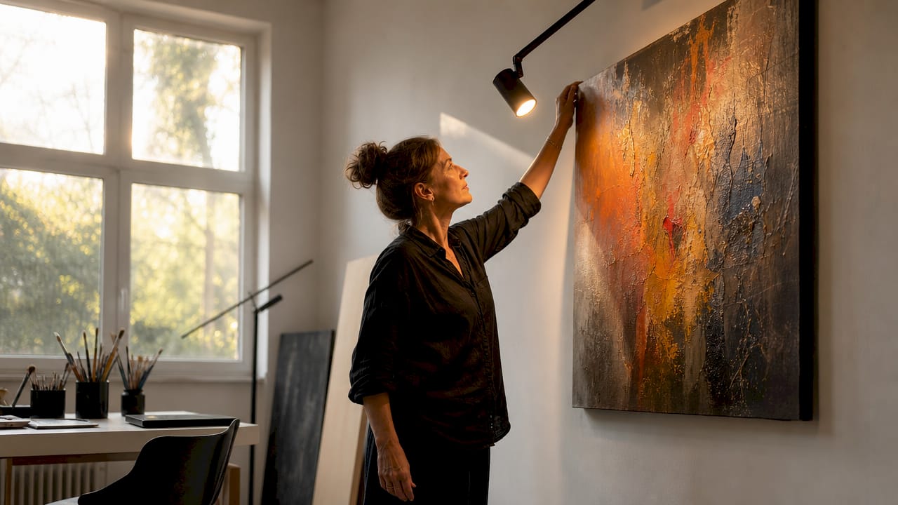 Why Art Lighting Enhances Canvas Display at Home - Luxury Art Canvas
