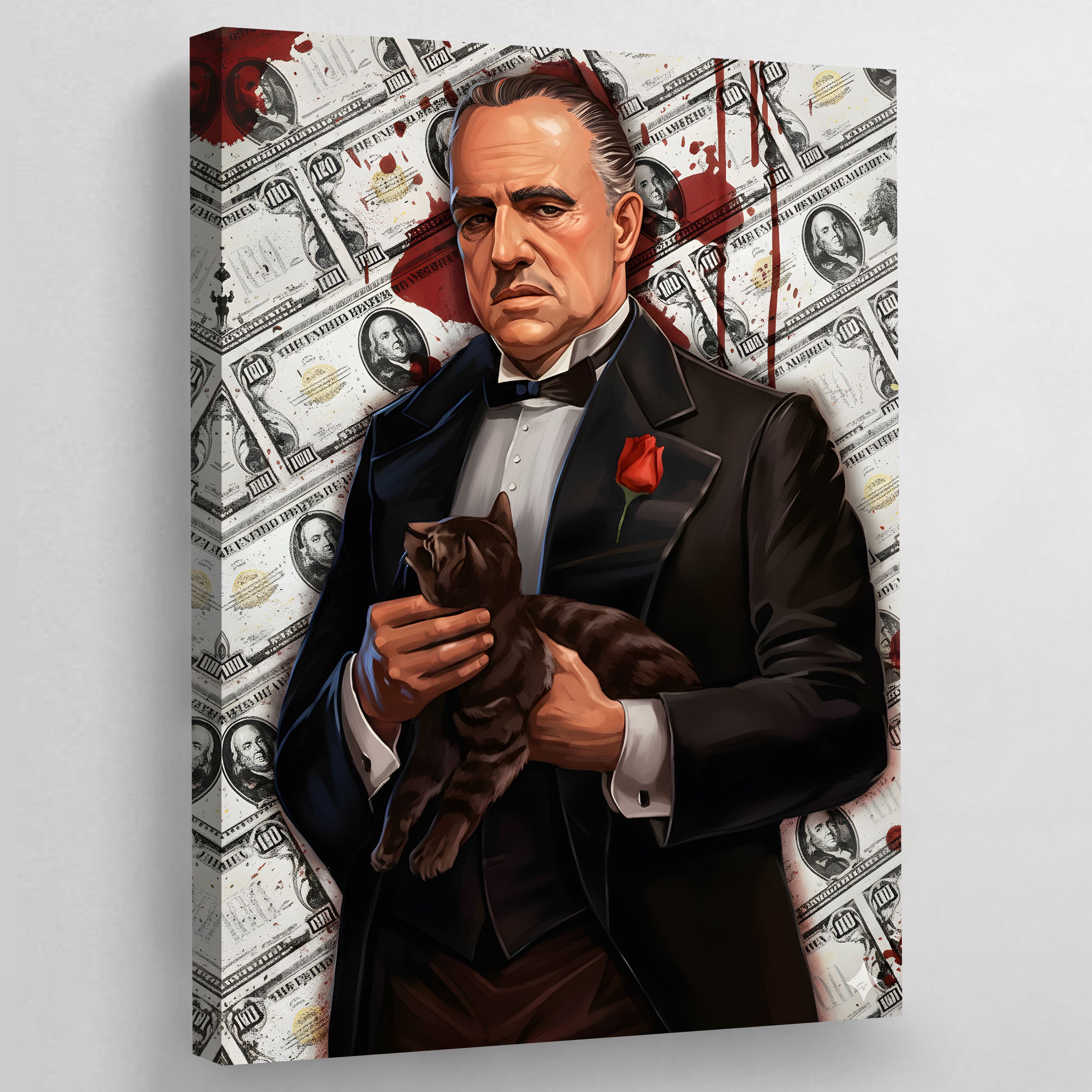 Dollar Bills Godfather Wall Art
