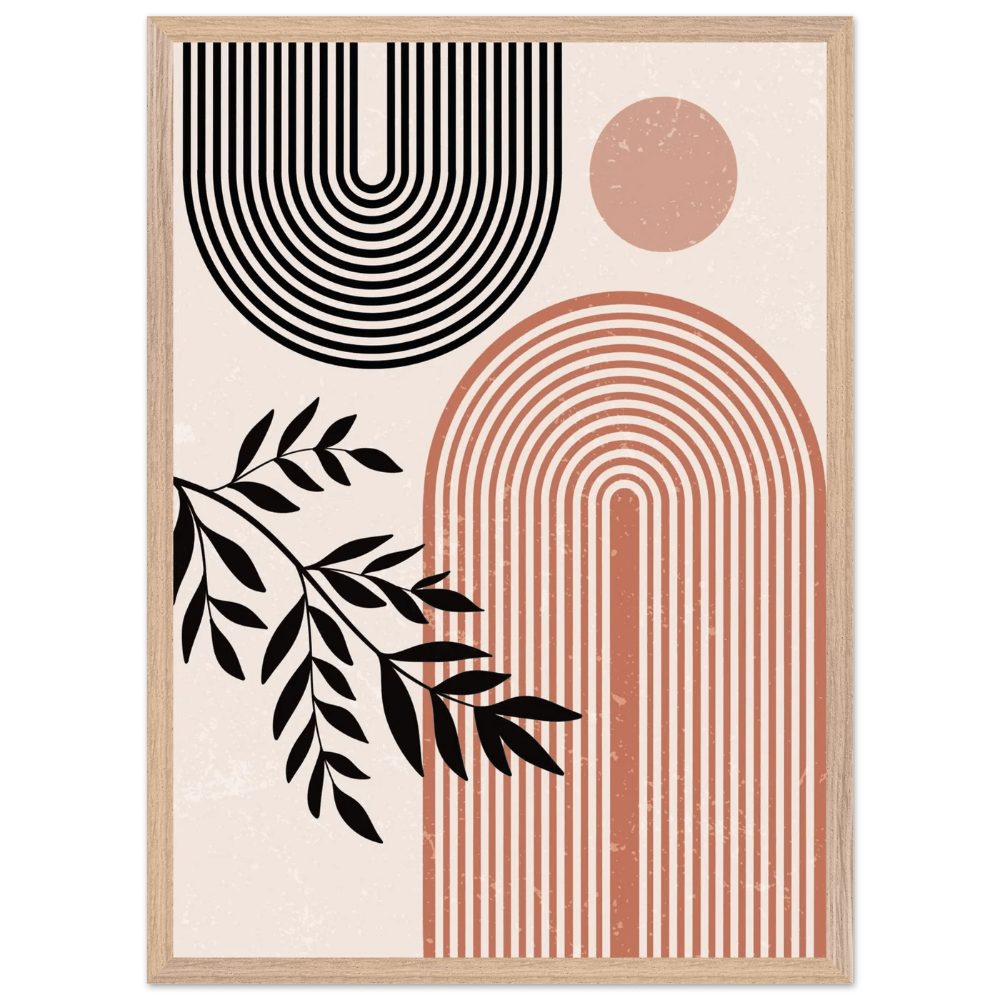 Abstract Arches Minimalist Wall Art - Luxury Art Canvas