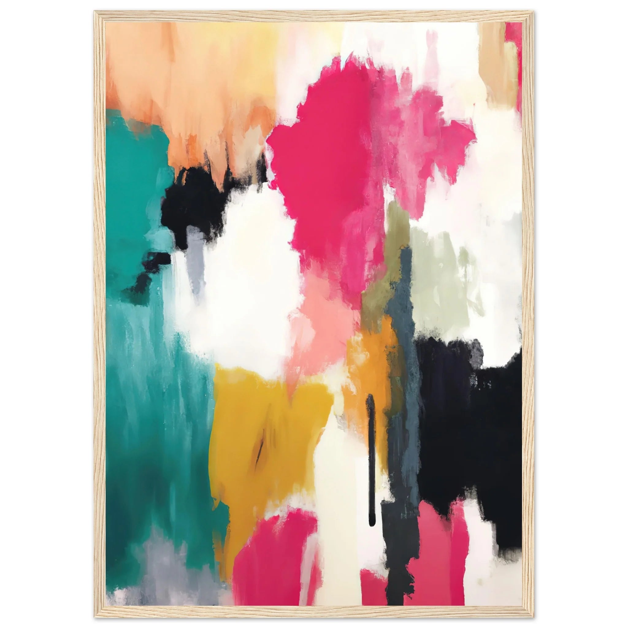 Abstract Colorful Wall Art - Luxury Art Canvas