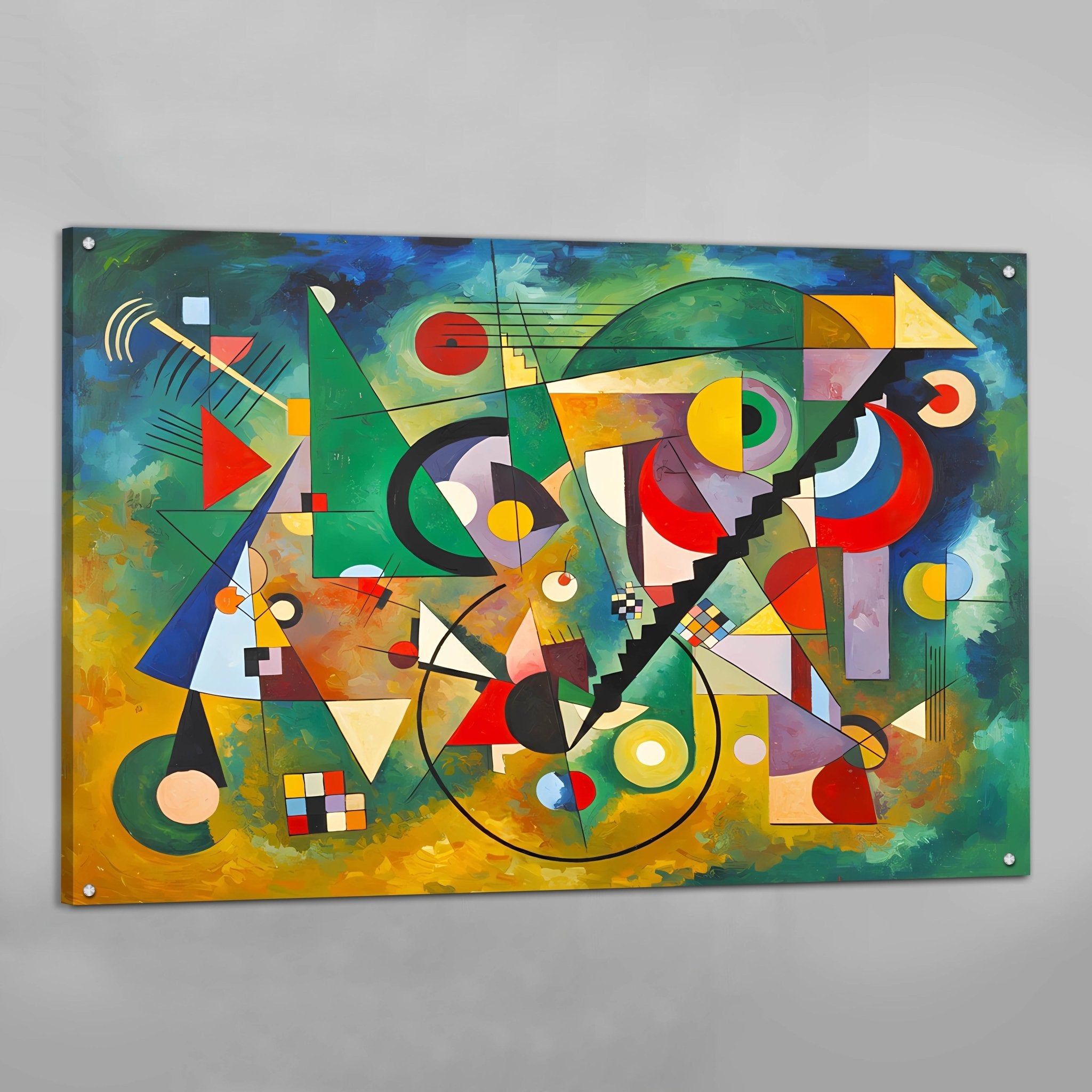 Abstract Geometric Canvas Wall Art - Luxury Art Canvas