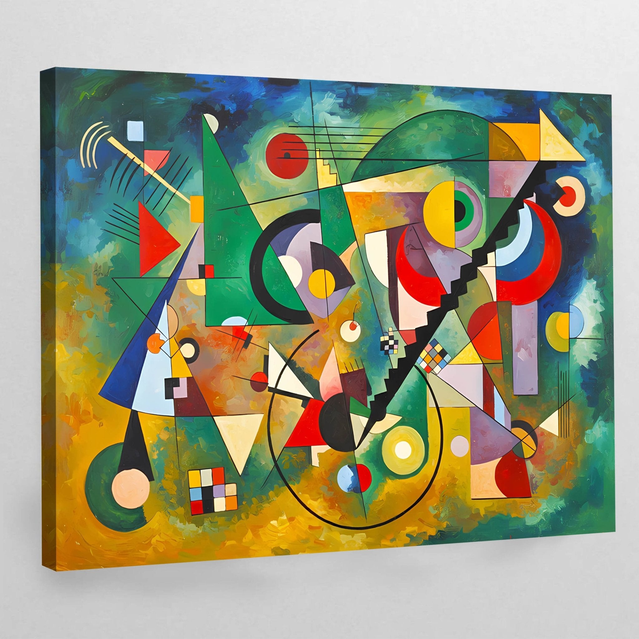 Abstract Geometric Canvas Wall Art - Luxury Art Canvas