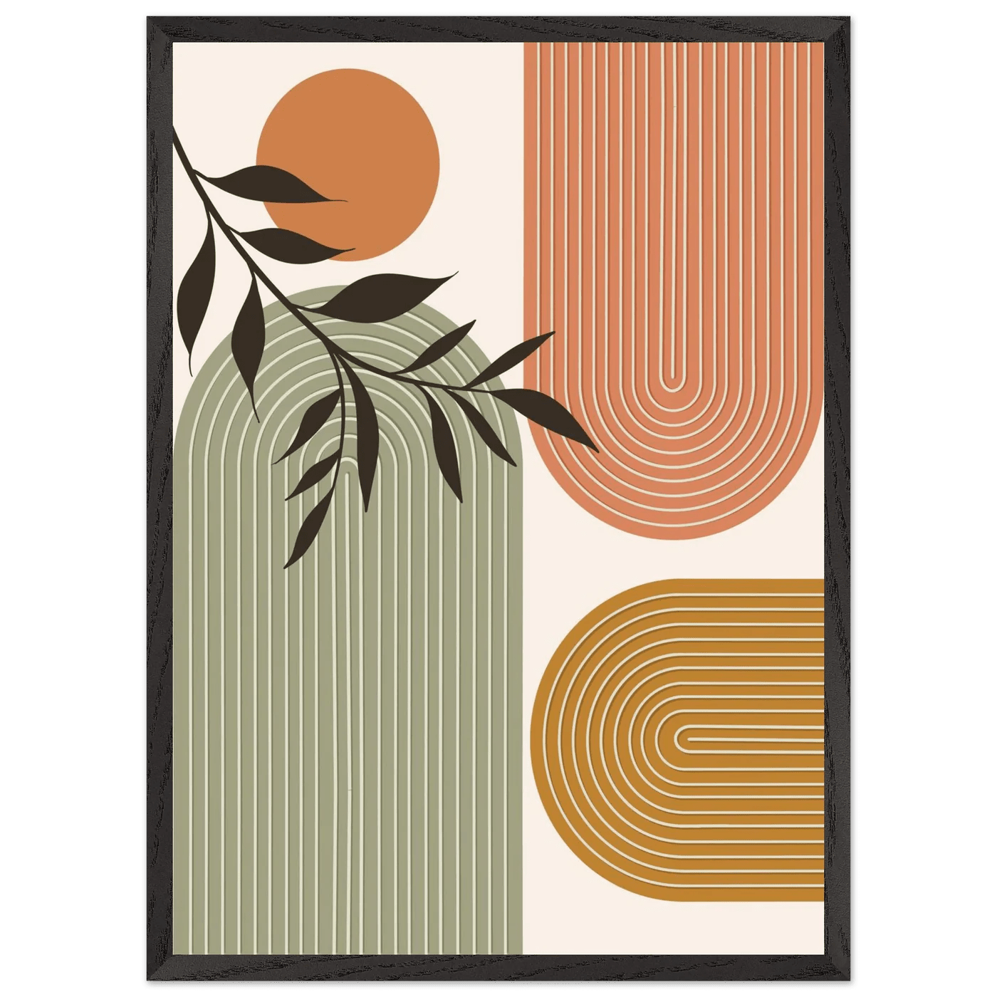 Abstract Shapes Minimalist Wall Art - Luxury Art Canvas