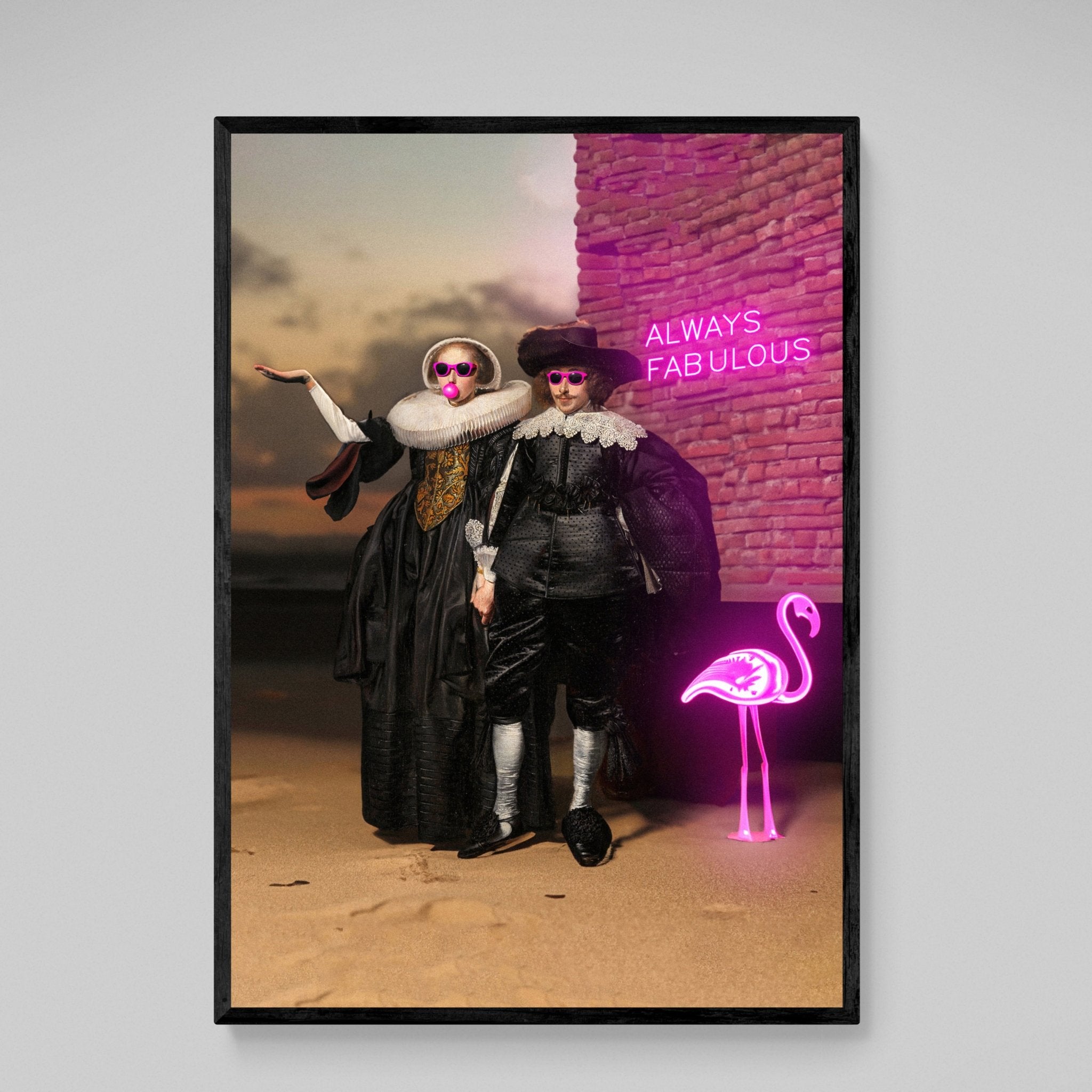 Always Fabulous Modern Wall Art - Luxury Art Canvas