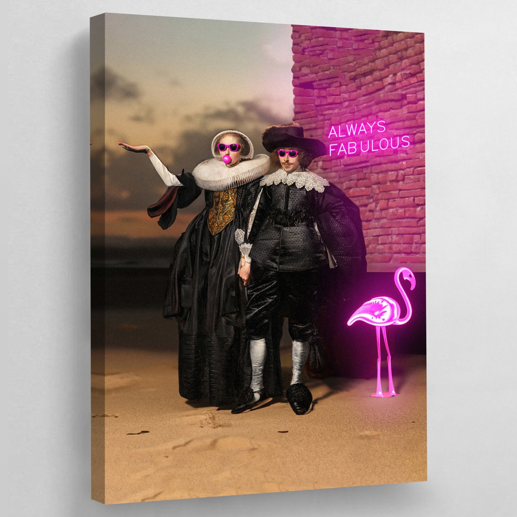 Always Fabulous Modern Wall Art - Luxury Art Canvas