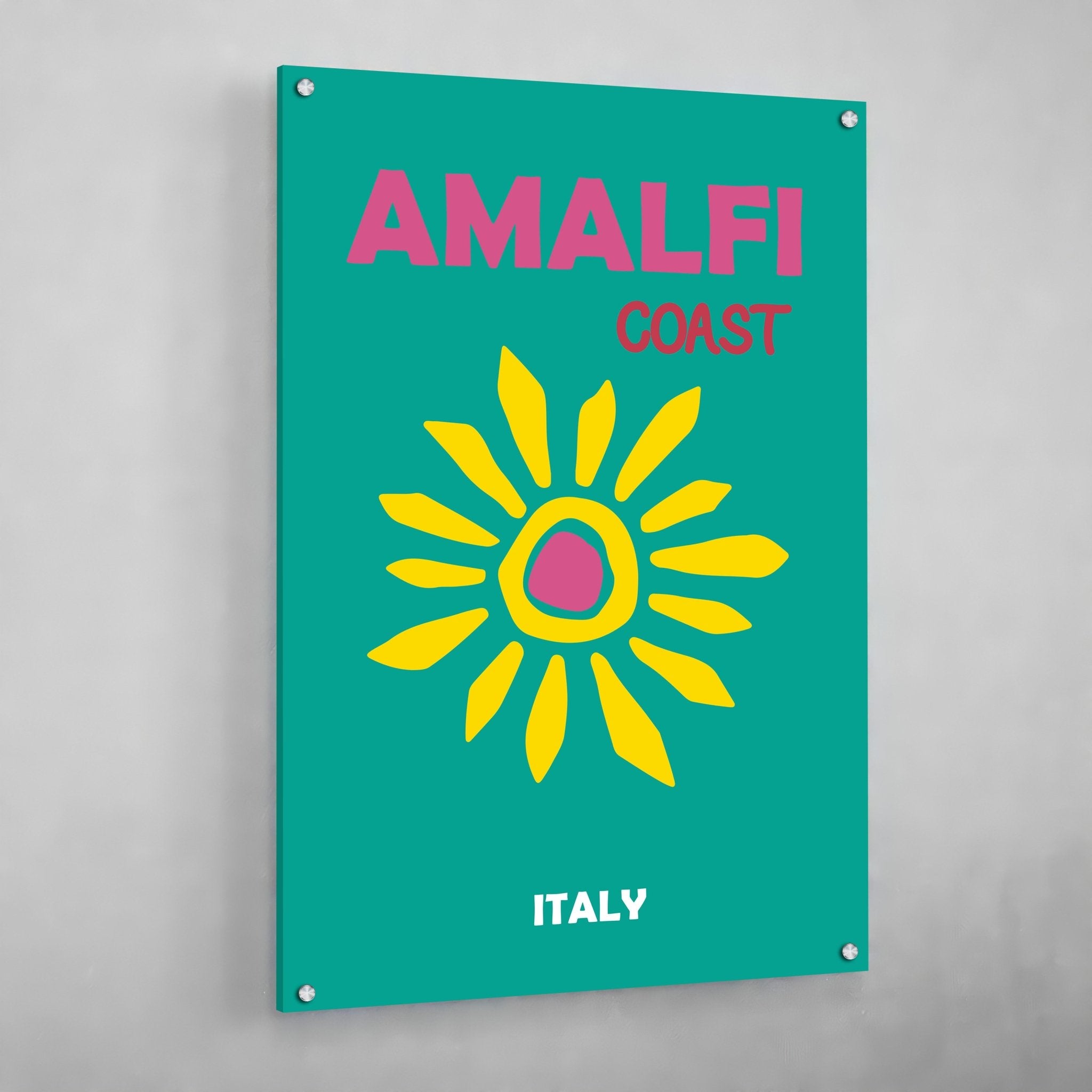 Amalfi Coast Modern Wall Art - Luxury Art Canvas