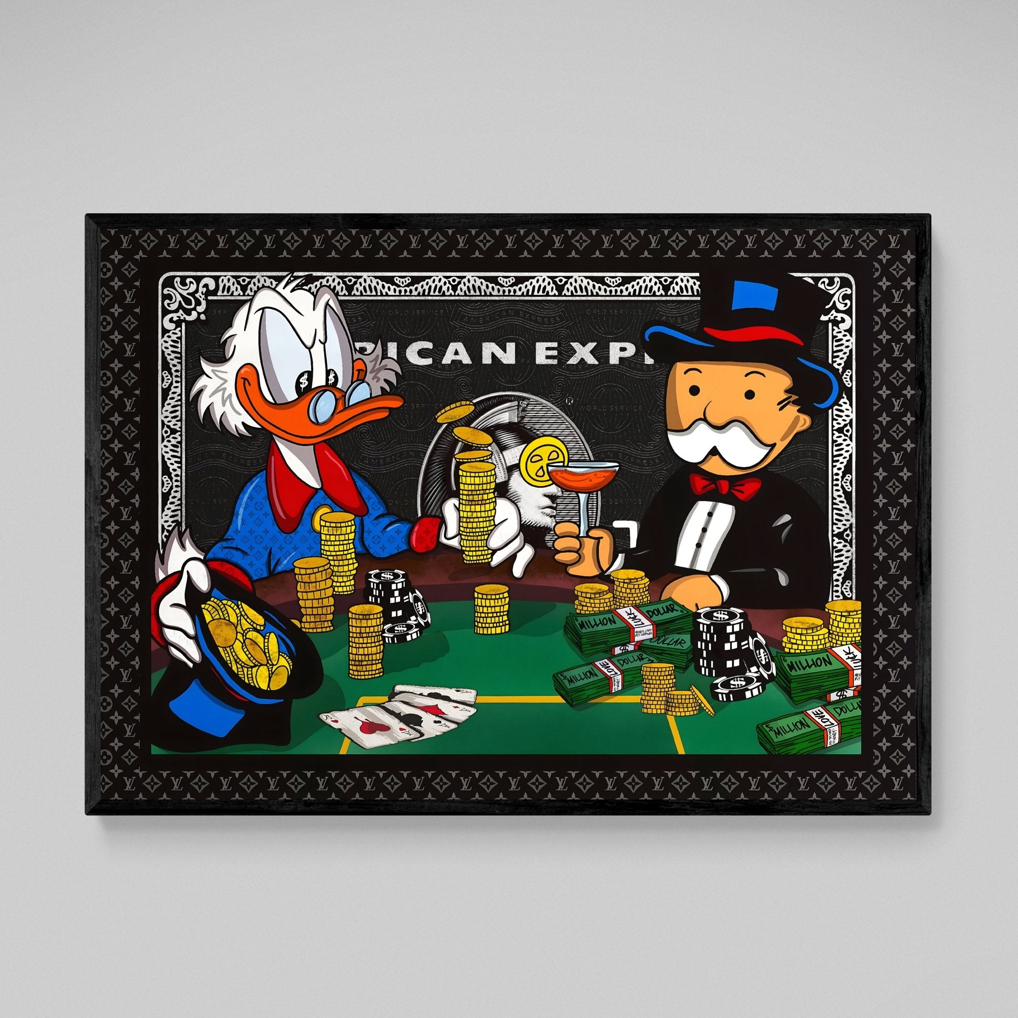 American Express Motivational Canvas Wall Art - Luxury Art Canvas