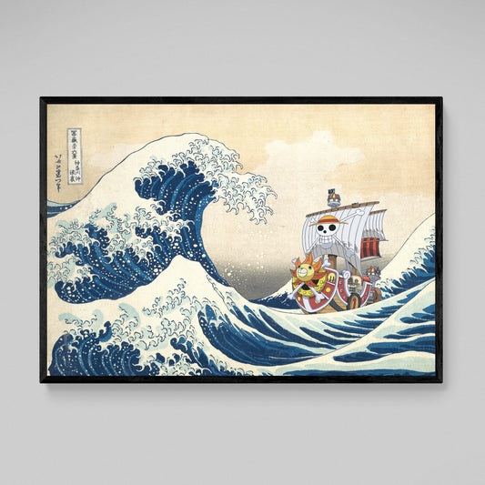 Anime Pirate Boat Wall Art - Luxury Art Canvas