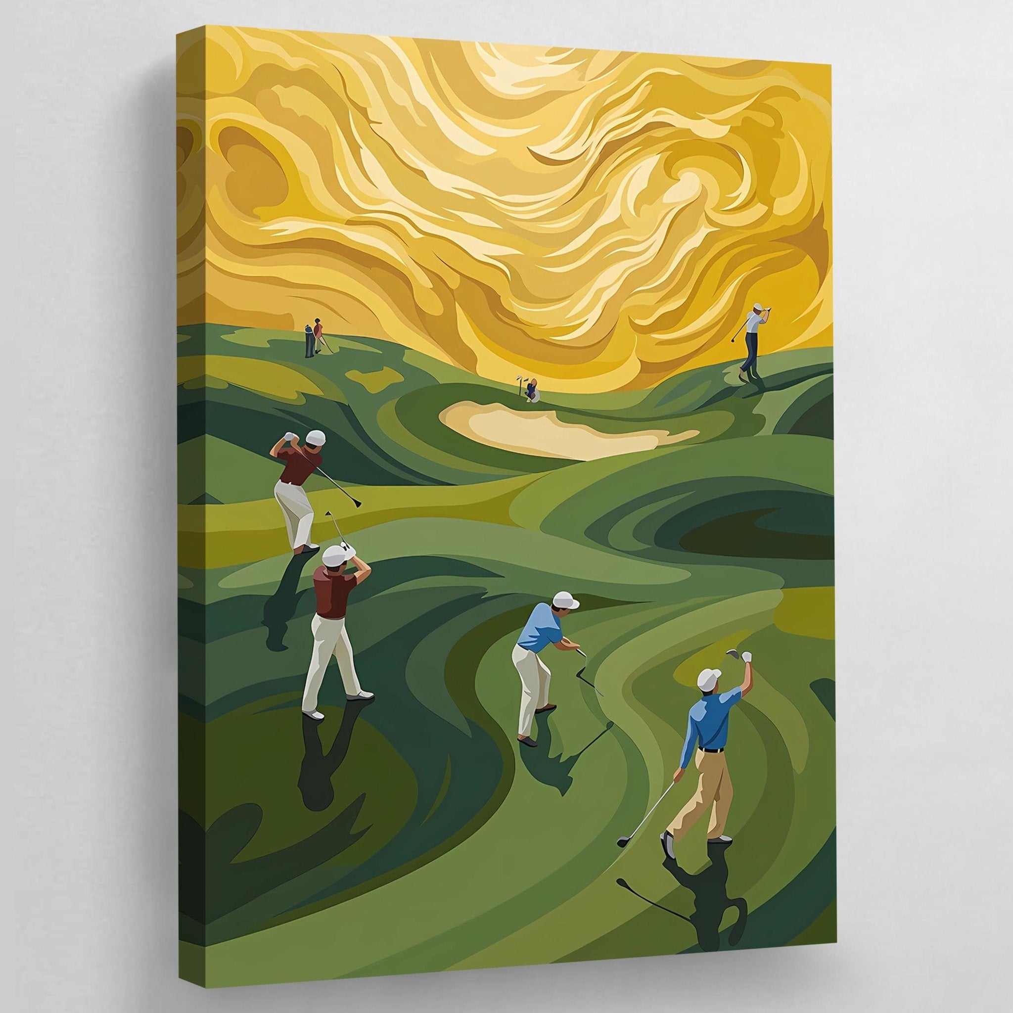 Artistic Fairway Landscape Golf Wall Art - Luxury Art Canvas