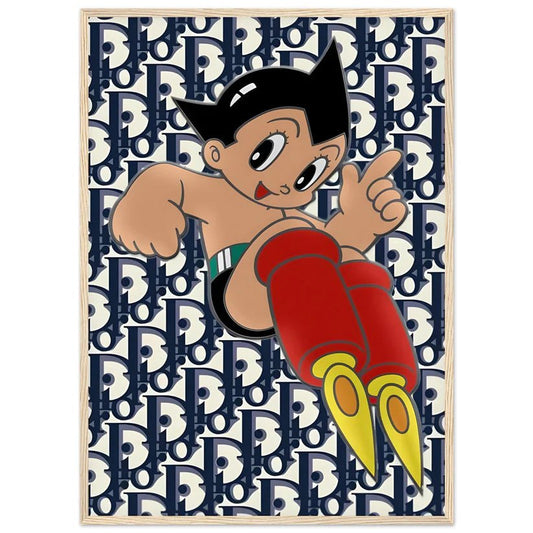 Astro Boy Dior Wall Art - Luxury Art Canvas