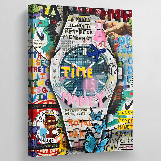 Audemars Piguet Graffiti Wall Art - Luxury Art Canvas