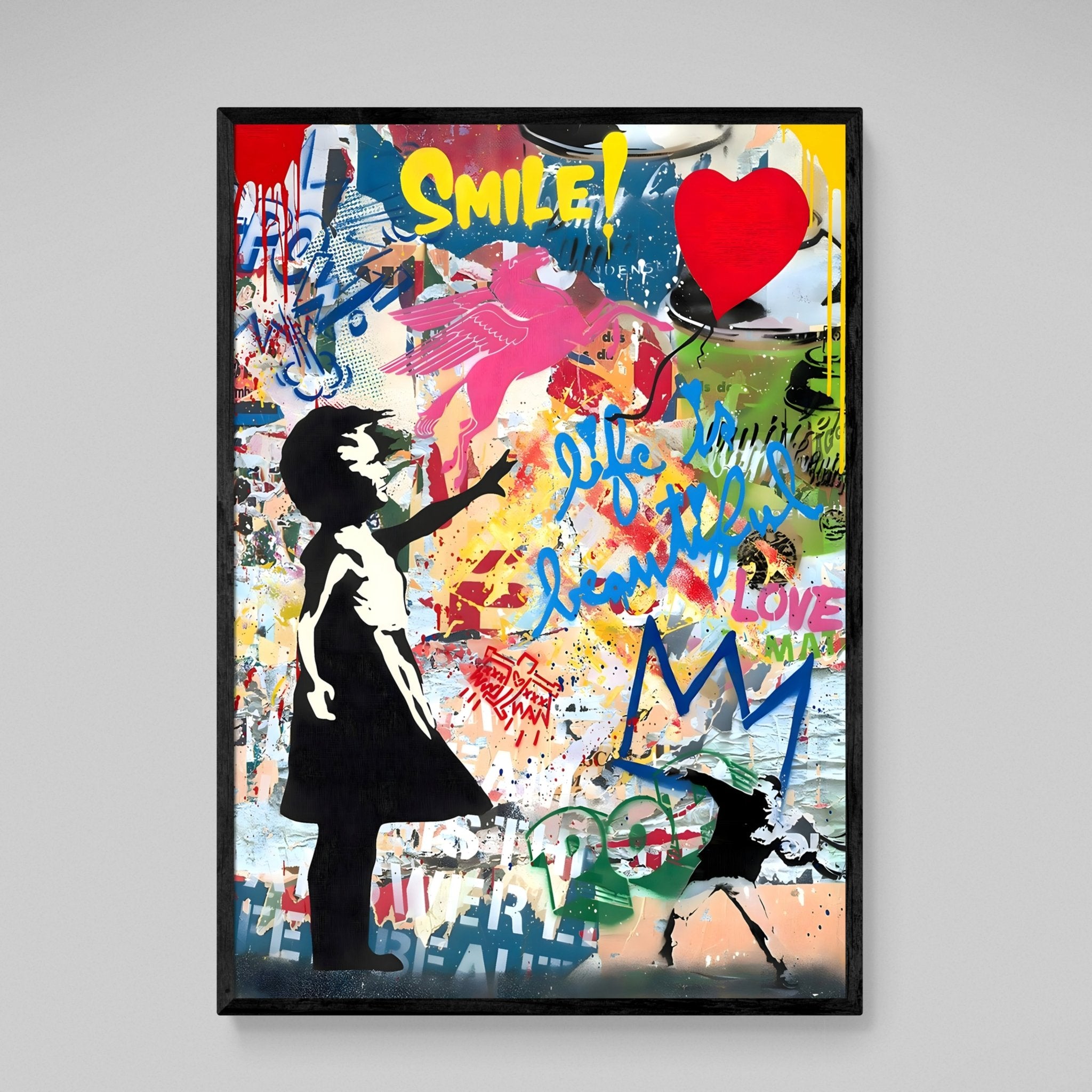 Banksy Girl With Balloon Canvas - Luxury Art Canvas