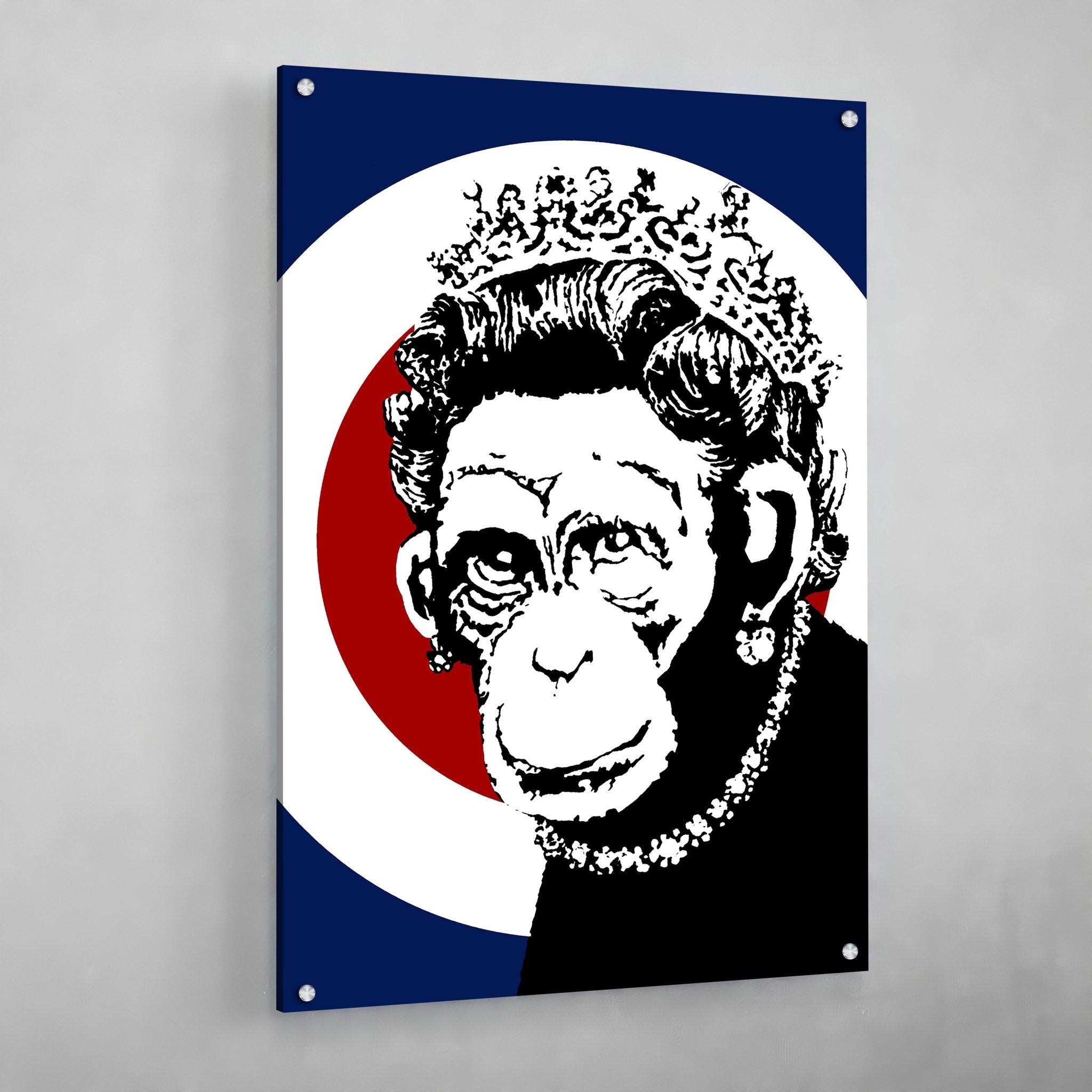 Banksy Monkey Queen Wall Art - Luxury Art Canvas