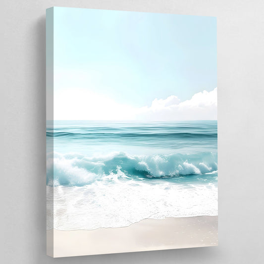 Beach Scene Wall Art - Luxury Art Canvas