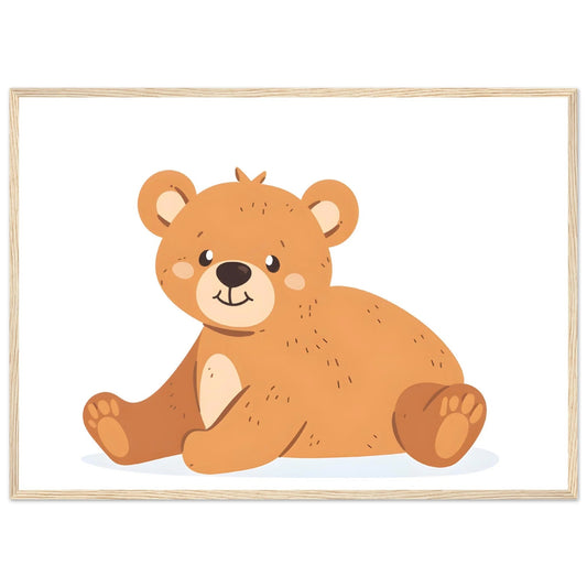 Bear Kids Wall Art - Luxury Art Canvas