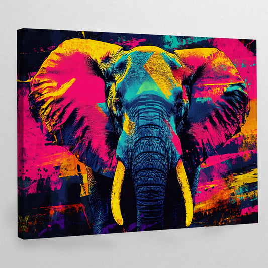 Big Elephant Wall Art - Luxury Art Canvas