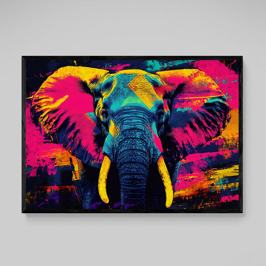 Big Elephant Wall Art - Luxury Art Canvas