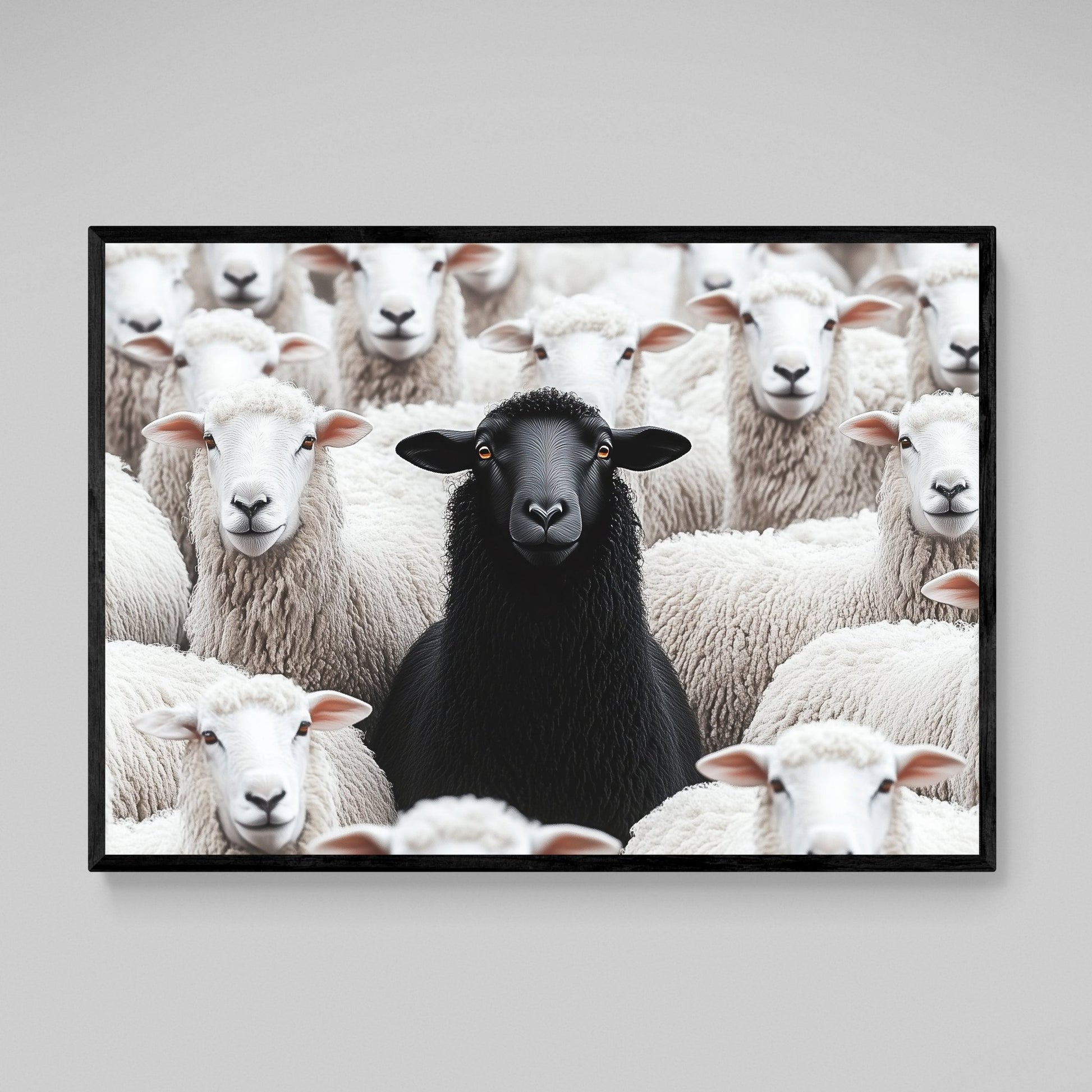 Black Sheep Wall Art - Luxury Art Canvas