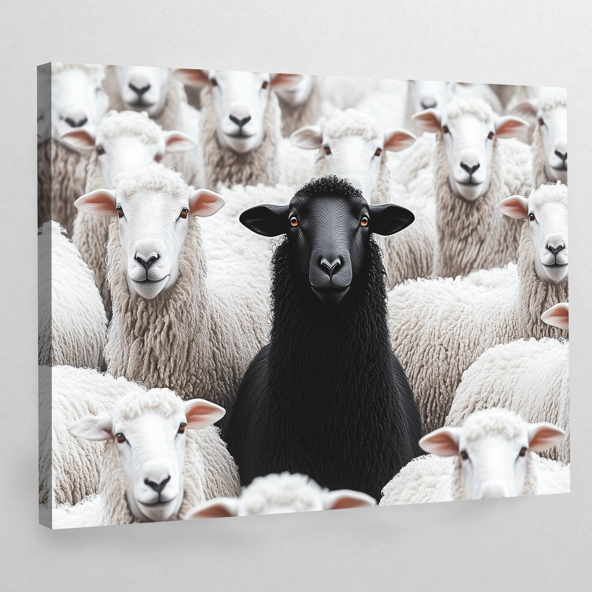 Black Sheep Wall Art - Luxury Art Canvas