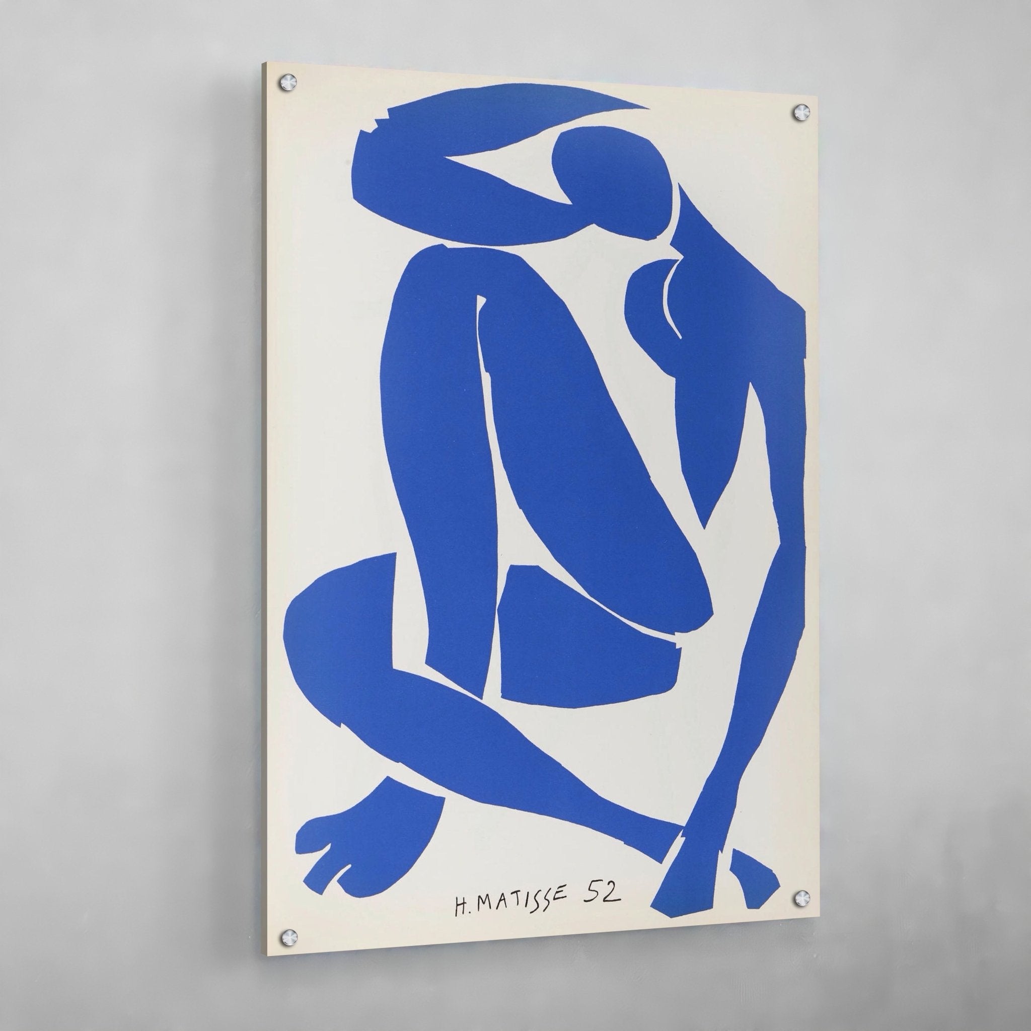 Blue Nude Matisse Wall Art - Luxury Art Canvas