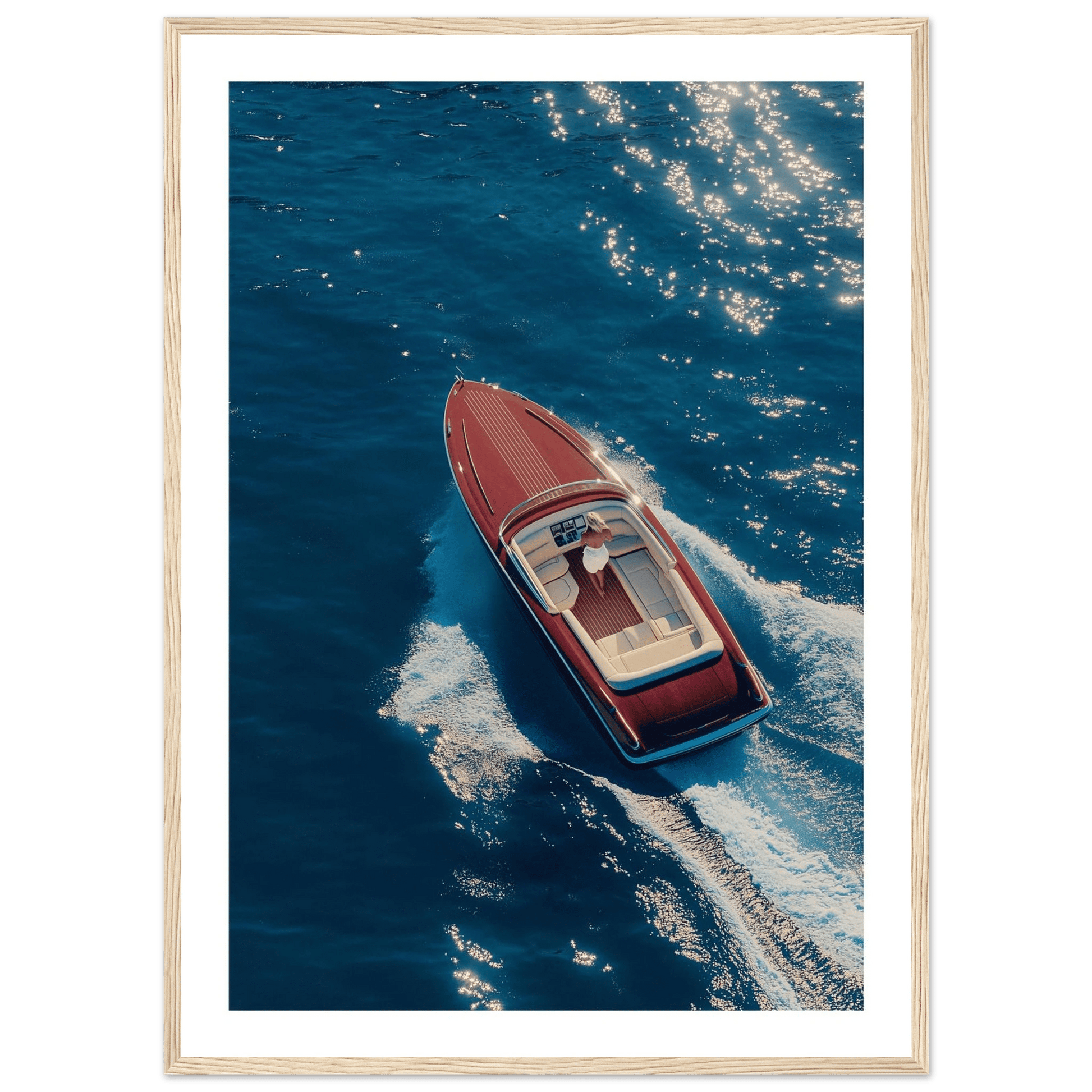 Boat Photography Wall Art - Luxury Art Canvas