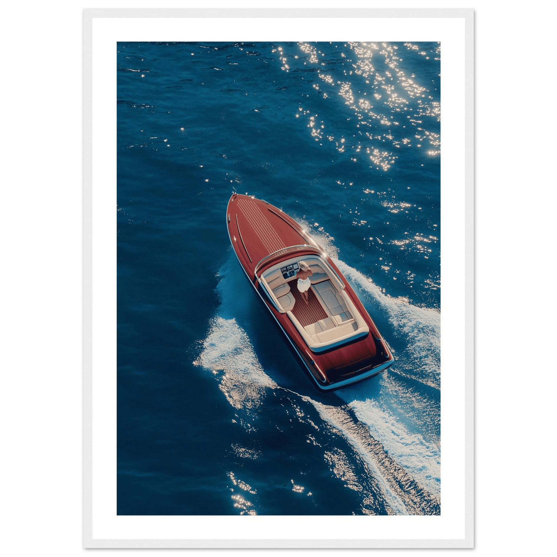 Boat Photography Wall Art - Luxury Art Canvas