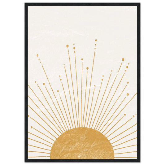 Boho Sun Wall Art - Luxury Art Canvas