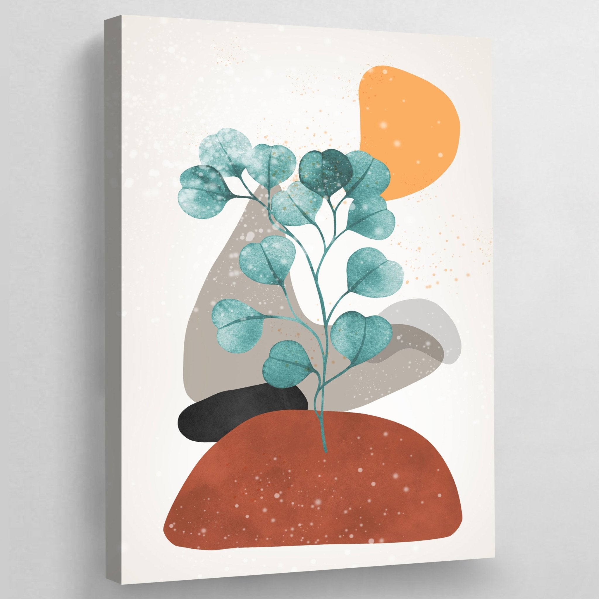 Botanical Boho Scandinavian Wall Art - Luxury Art Canvas