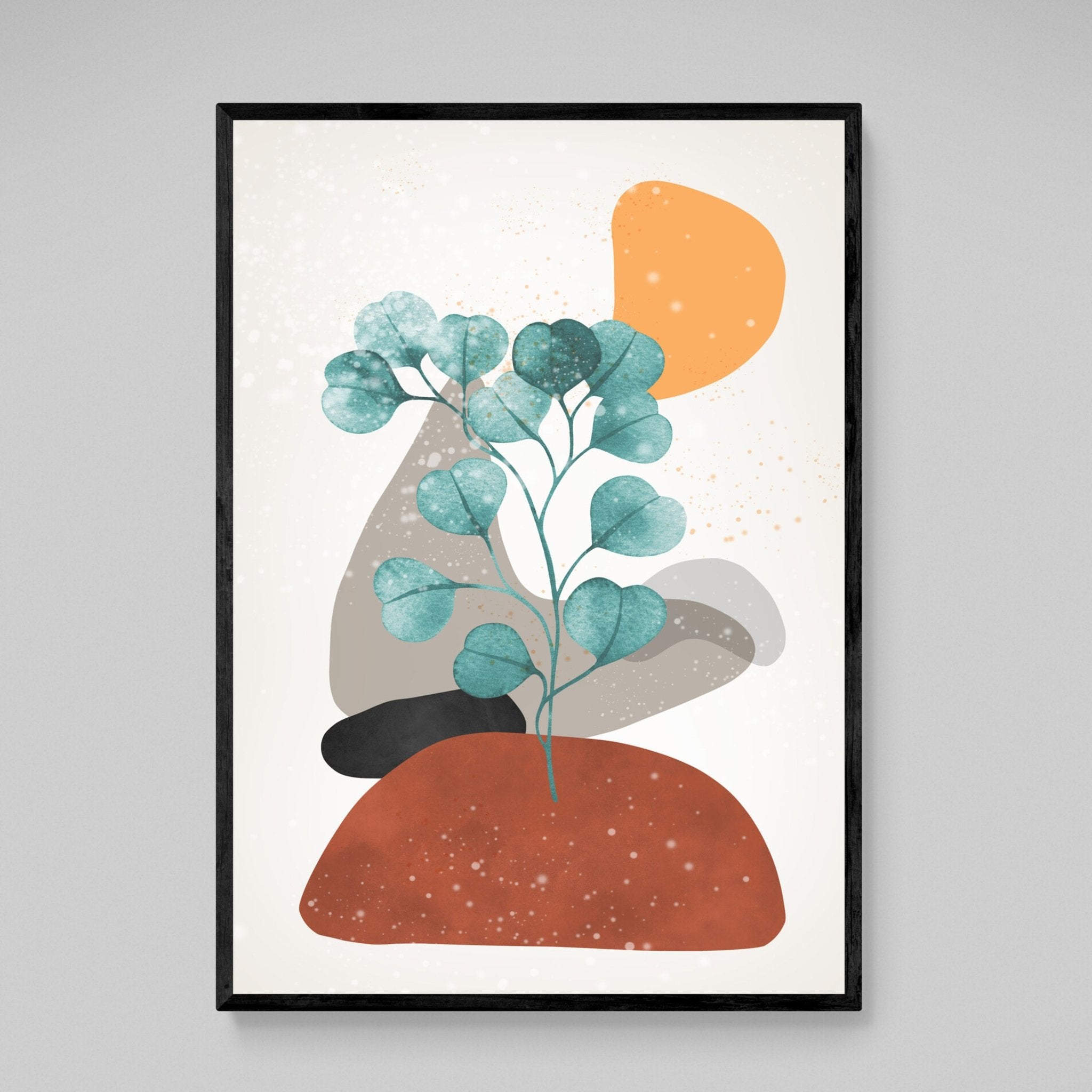 Botanical Boho Scandinavian Wall Art - Luxury Art Canvas