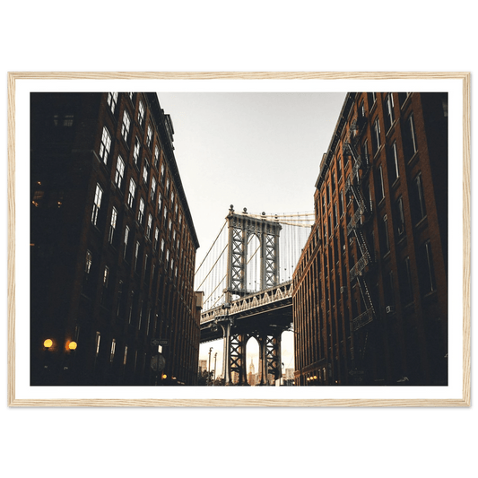 Brooklyn Bridge Photography Wall Art - Luxury Art Canvas