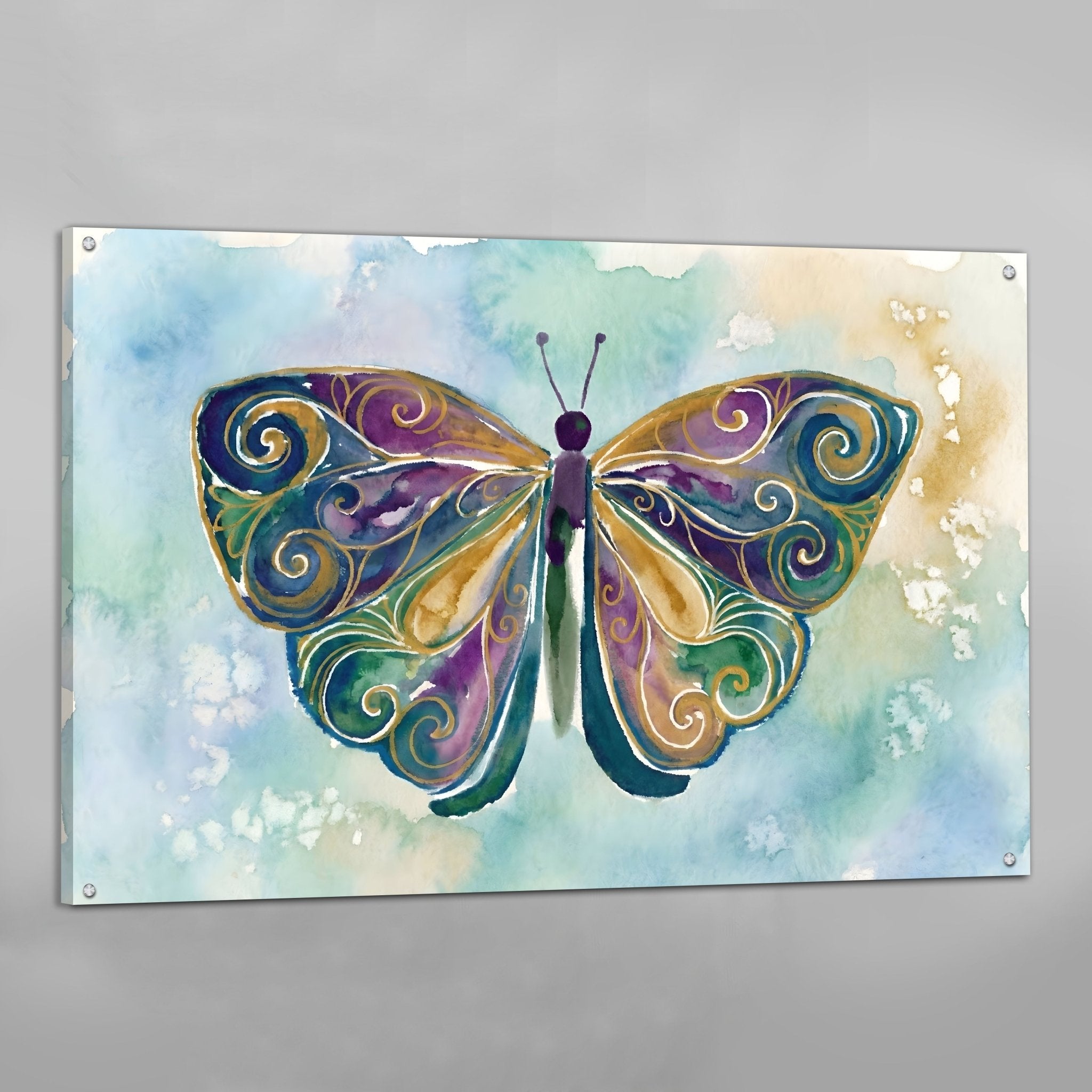 Butterfly Wall Art - Luxury Art Canvas