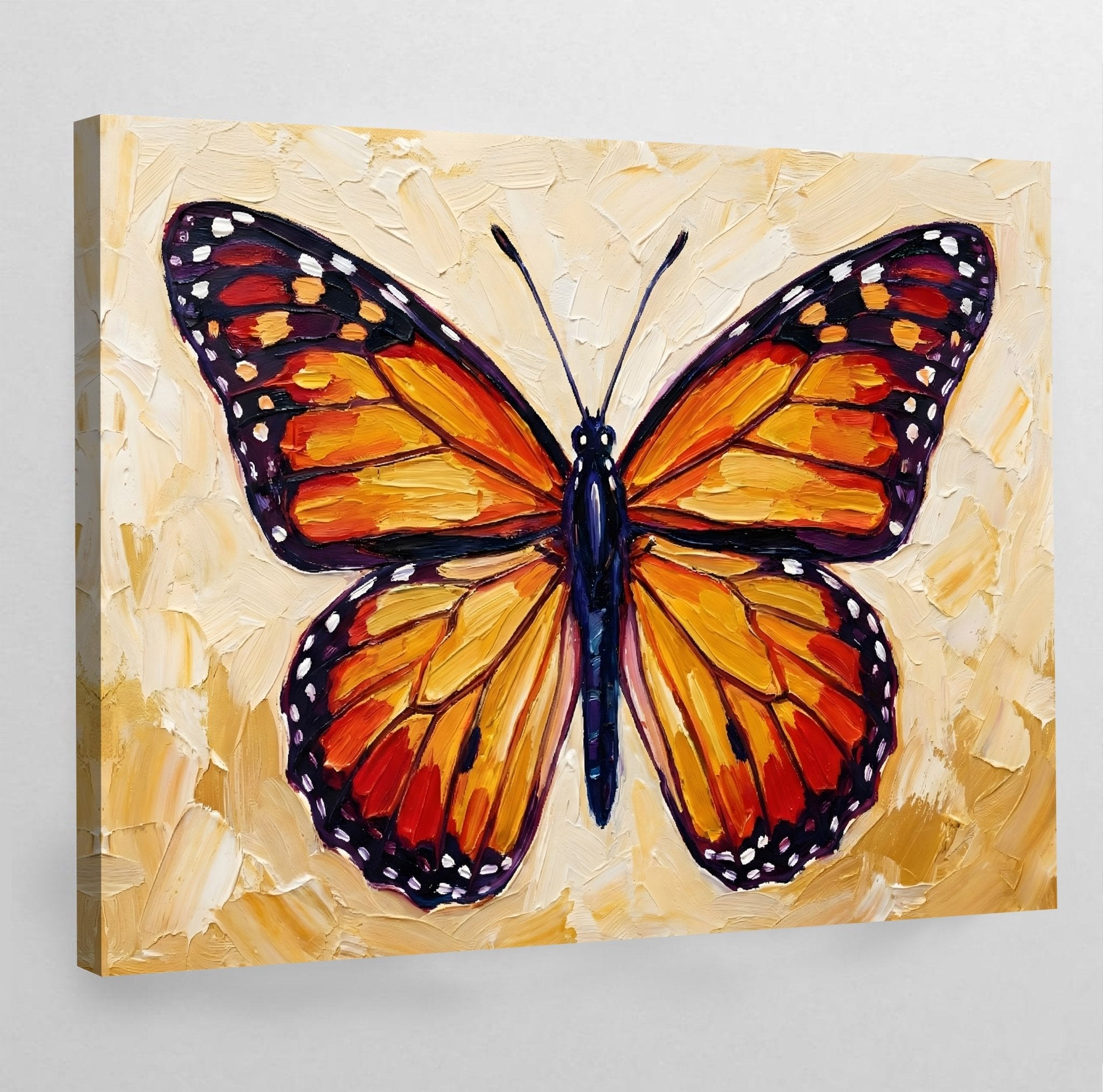 Butterfly Wall Art Canvas - Luxury Art Canvas