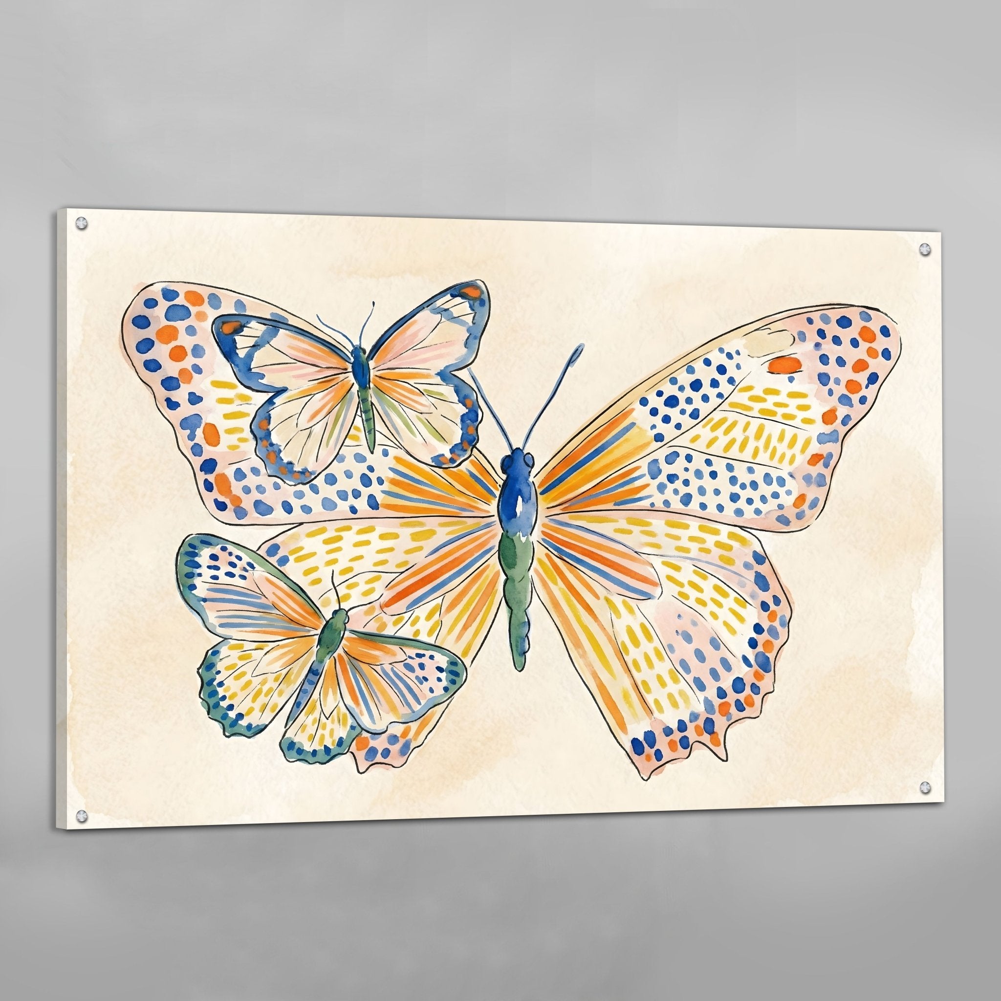 Canvas Butterfly Wall Art - Luxury Art Canvas