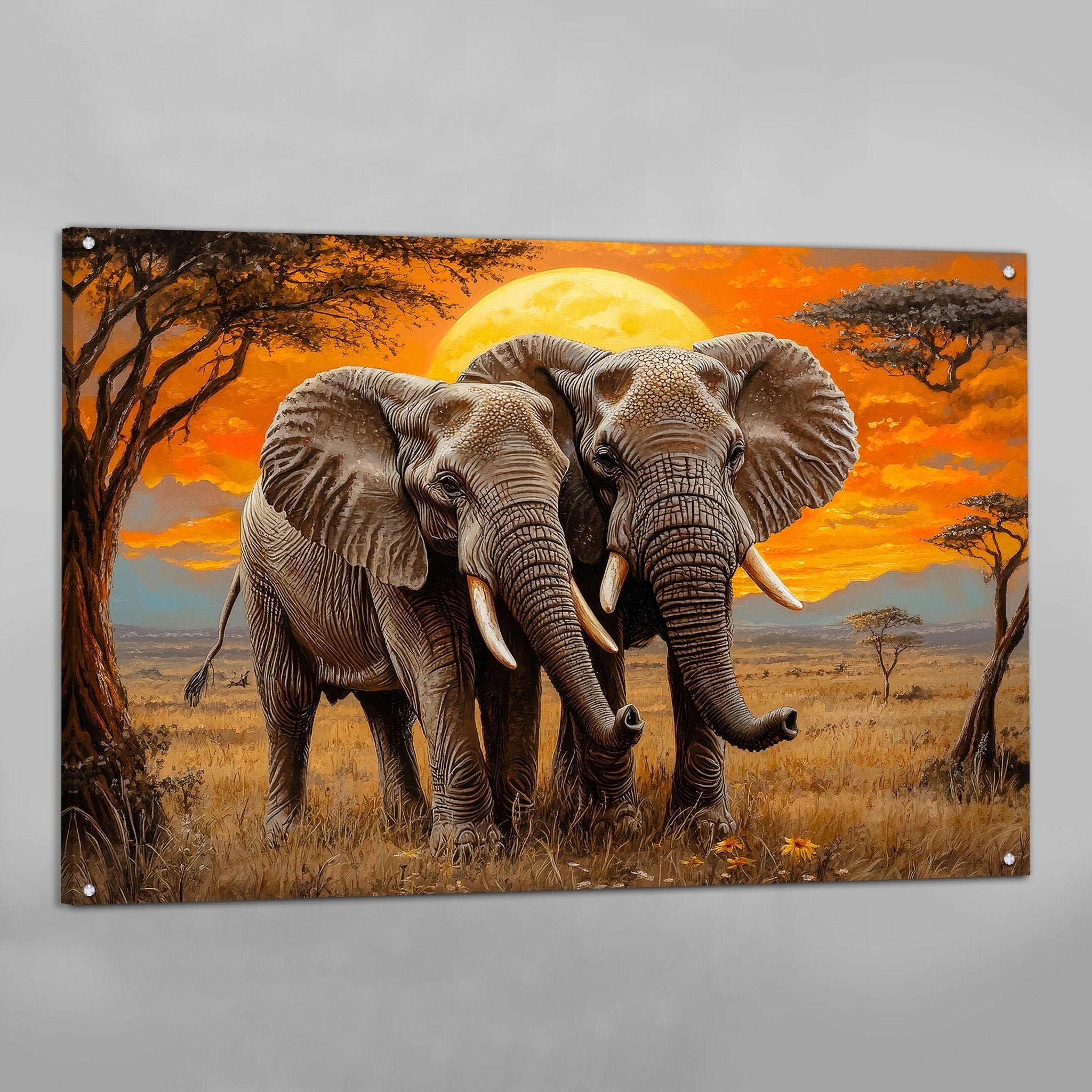 Canvas Wall Art Elephant - Luxury Art Canvas