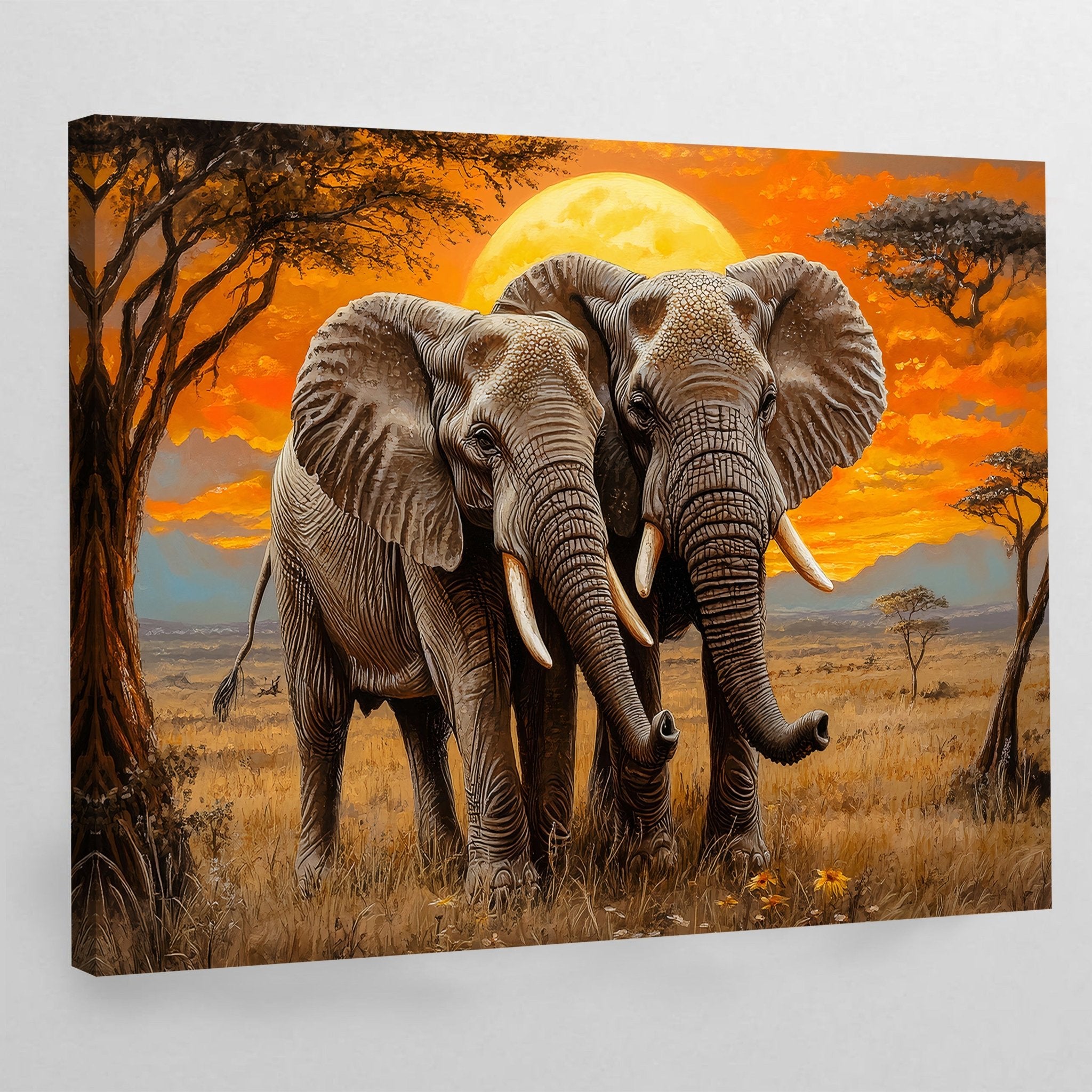 Canvas Wall Art Elephant - Luxury Art Canvas