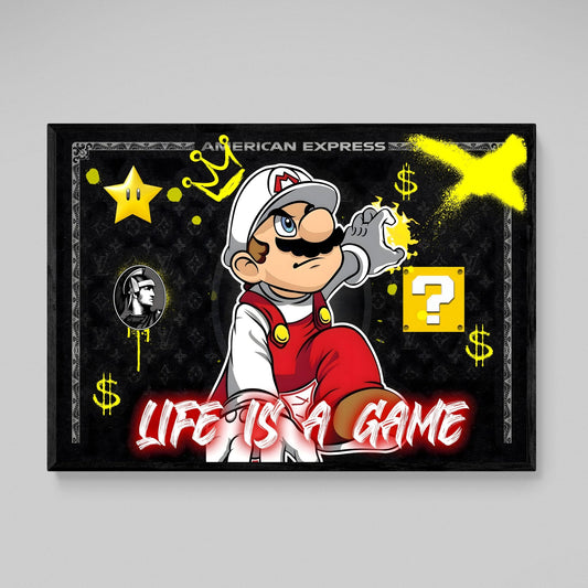 Cartoon American Express Wall Art - Luxury Art Canvas