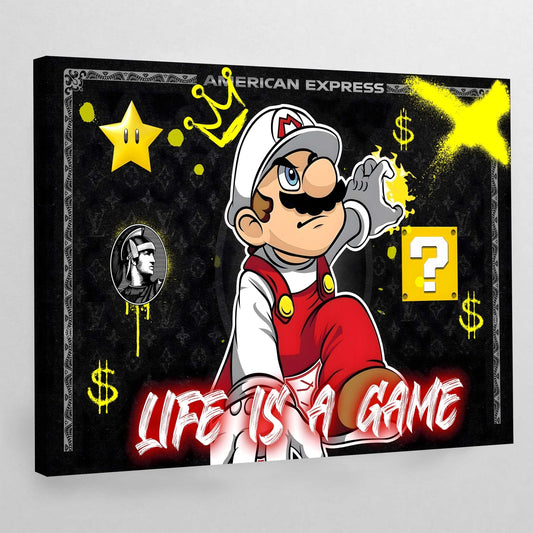 Cartoon American Express Wall Art - Luxury Art Canvas