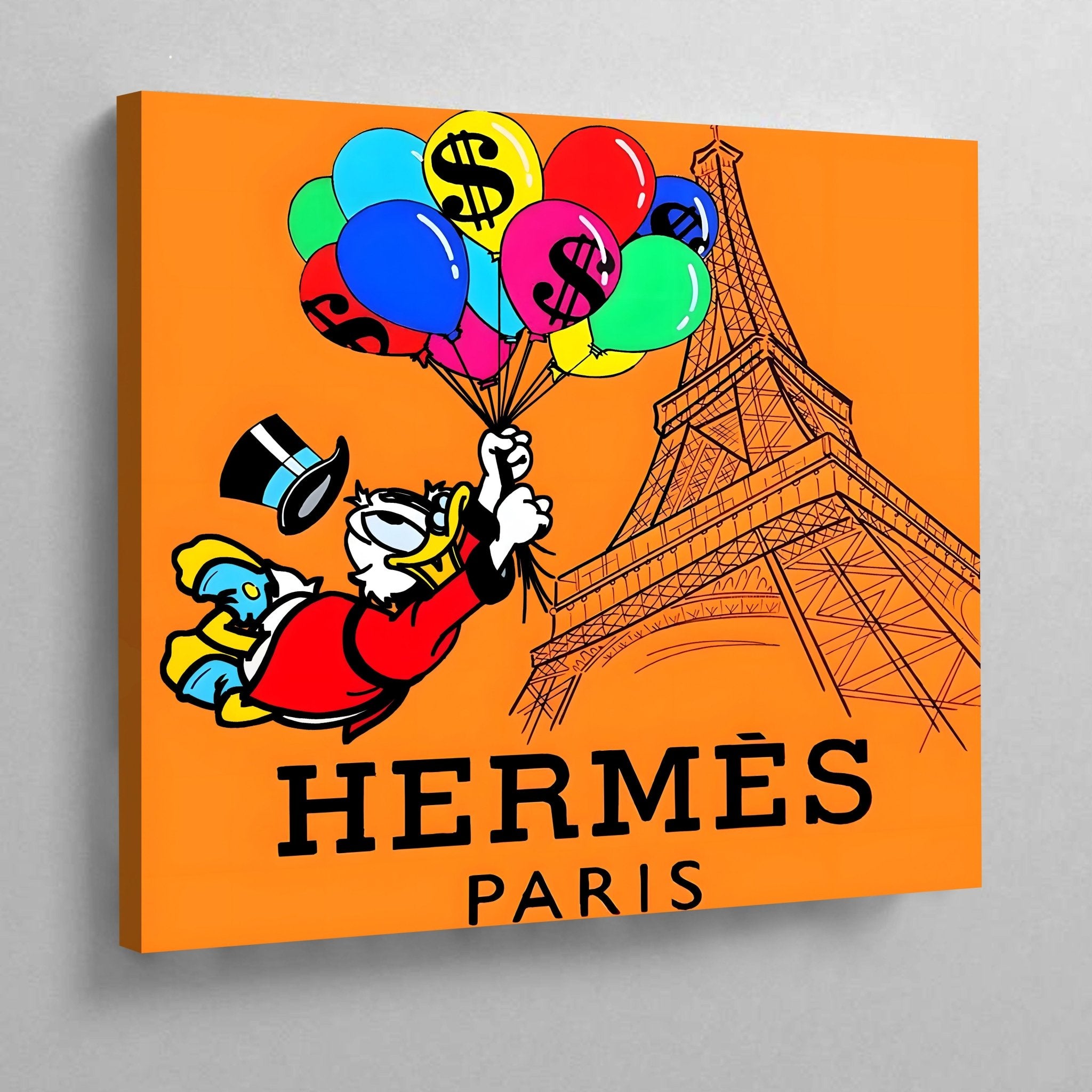 Cartoon Hermes Wall Art - Luxury Art Canvas