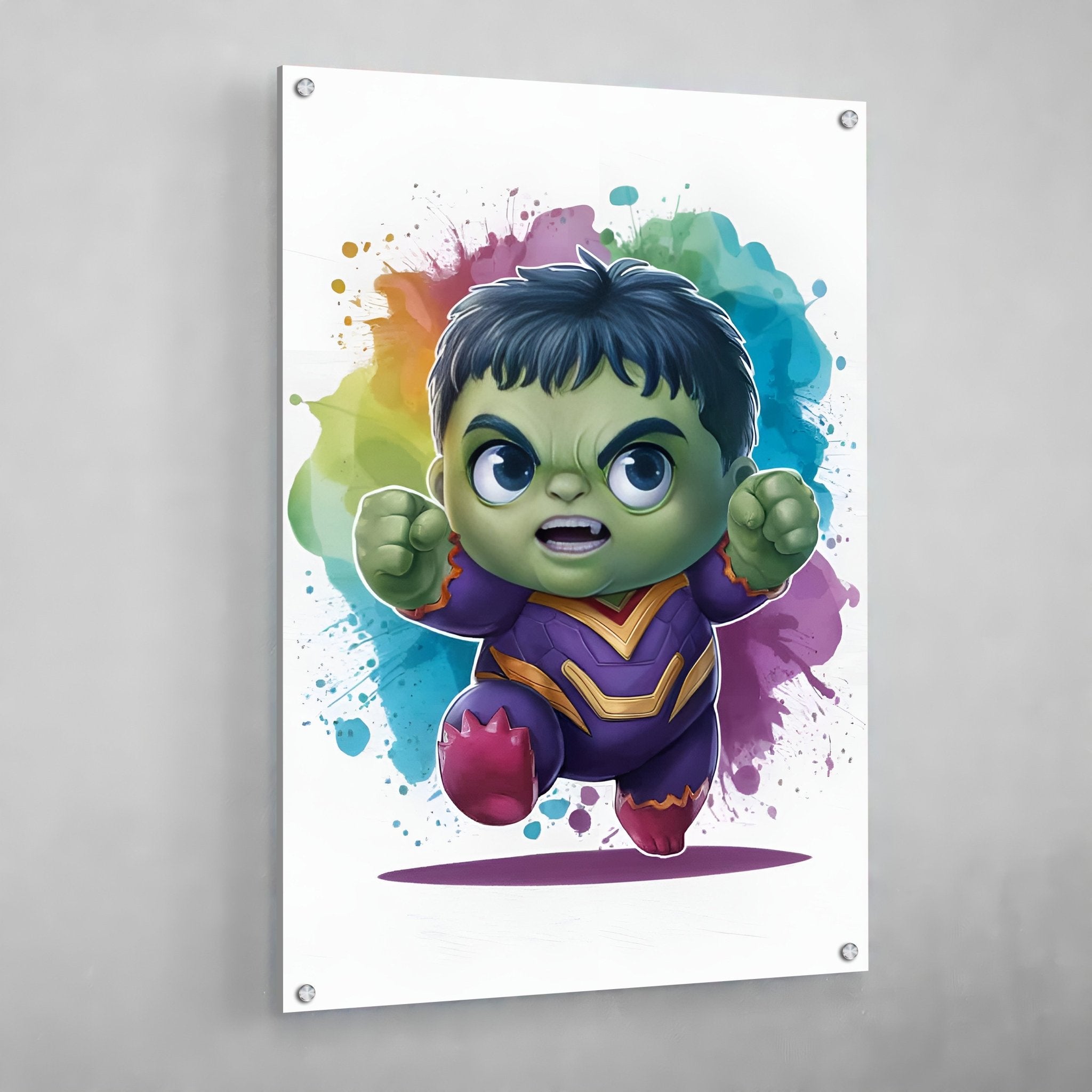 Cartoon Superhero Nursery Wall Art - Luxury Art Canvas